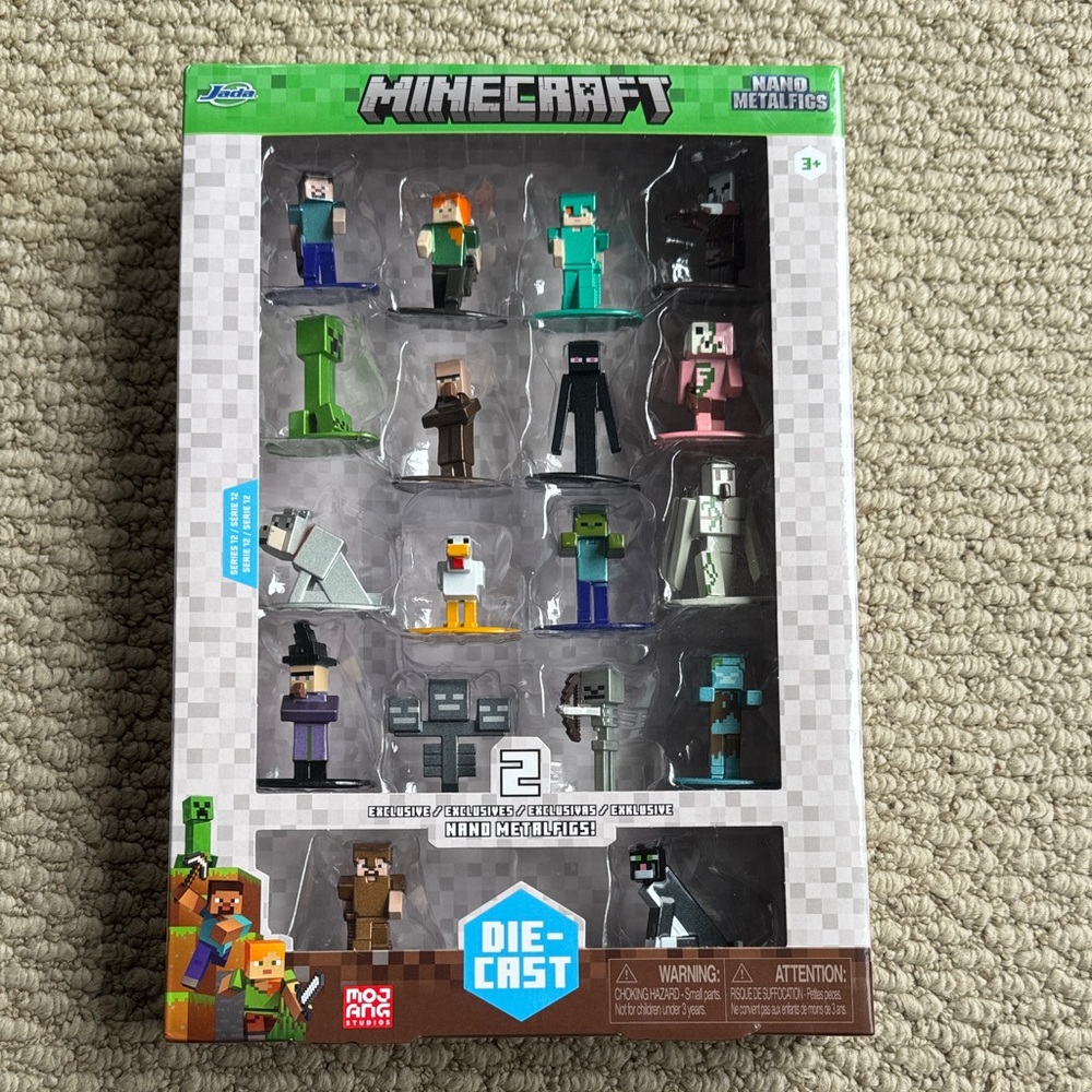Minecraft Nano Metalfigs Die-Cast Figures